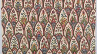 Vintage floral pattern (1790s) in high