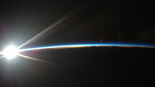 Sunrise Over the Pacific Ocean (NASA, International Space Station, 06/18/11)